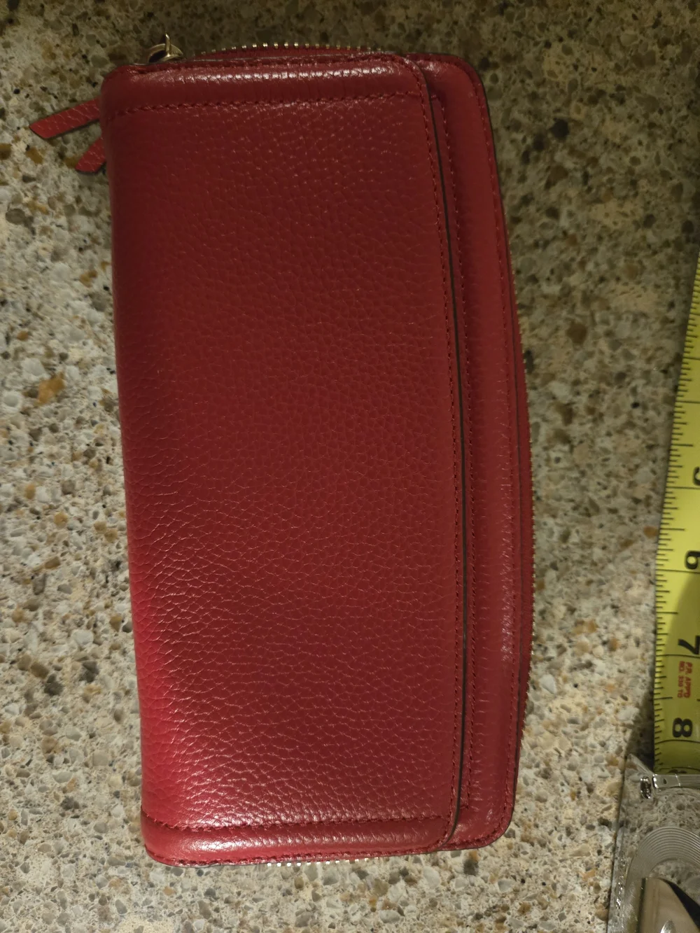 kate spade Red Leather Zip Wallet